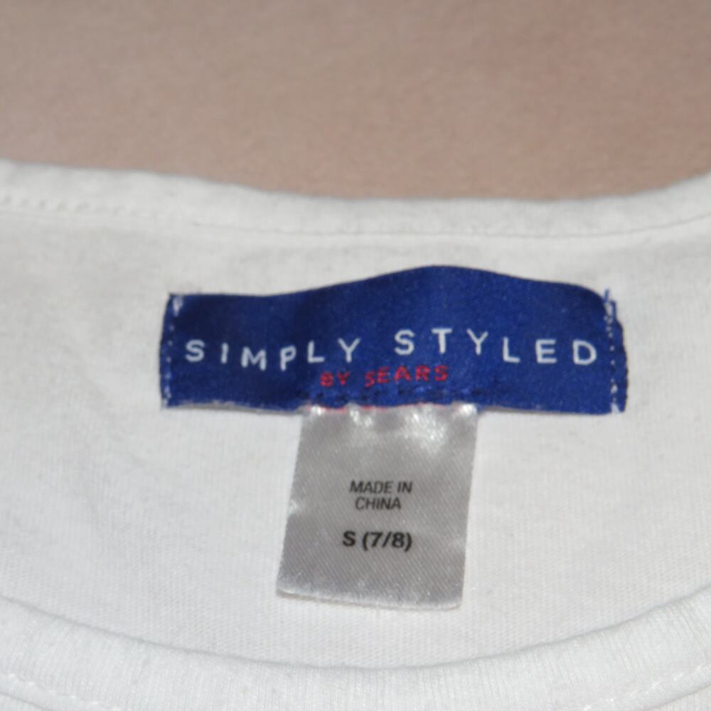 Simply Styled White Do What You Want Girls High Low Graphic T-Shirt - Picture 5 of 7